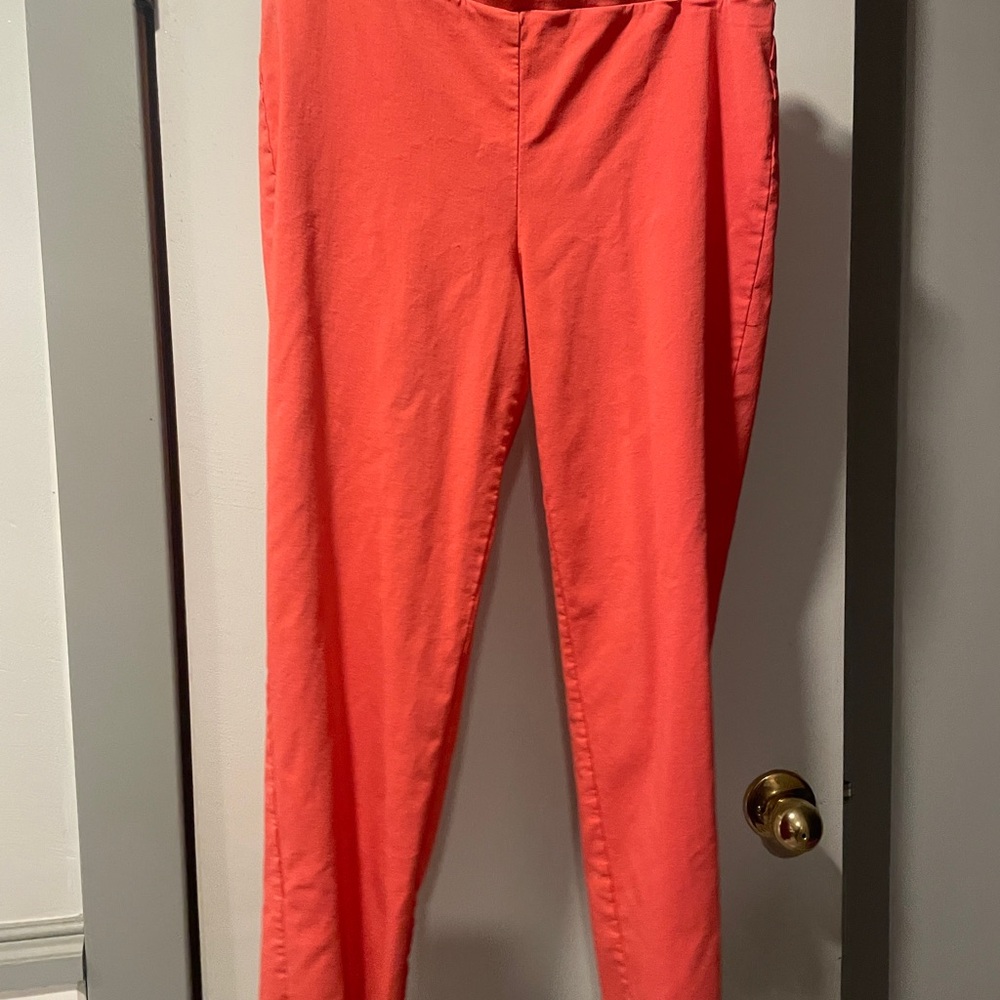 89th & Madison Women’s Coral Slim Fit ankle size large - Picture 3 of 7
